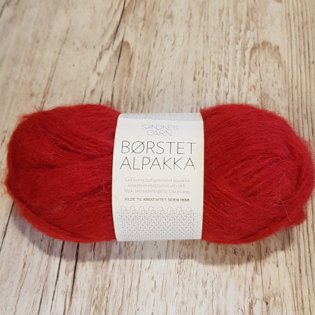 Borstad Alpakka