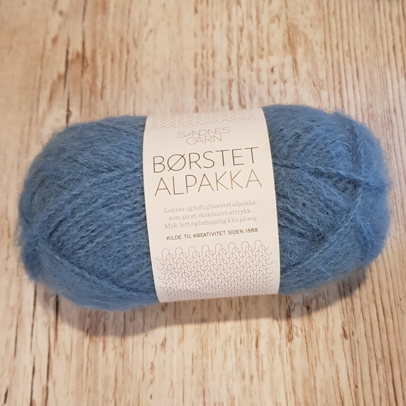 Borstad Alpakka