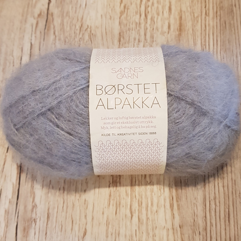 Borstad Alpakka